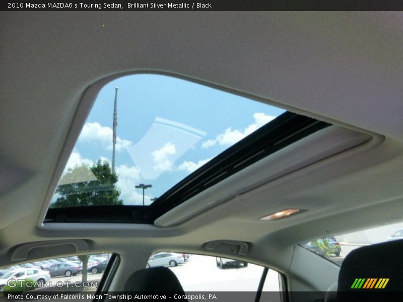 Brilliant Silver Metallic / Black 2010 Mazda MAZDA6 s Touring Sedan