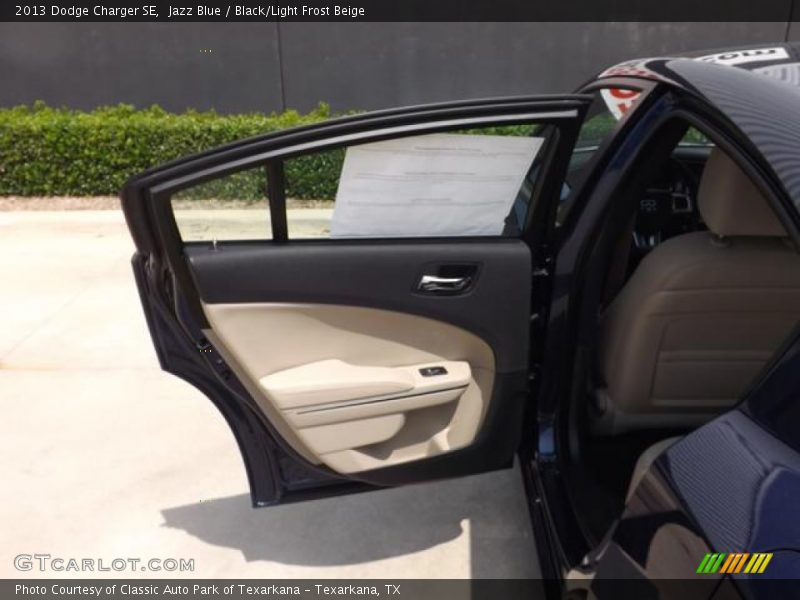 Jazz Blue / Black/Light Frost Beige 2013 Dodge Charger SE