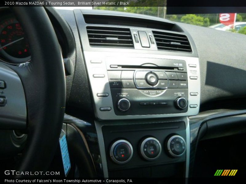 Brilliant Silver Metallic / Black 2010 Mazda MAZDA6 s Touring Sedan