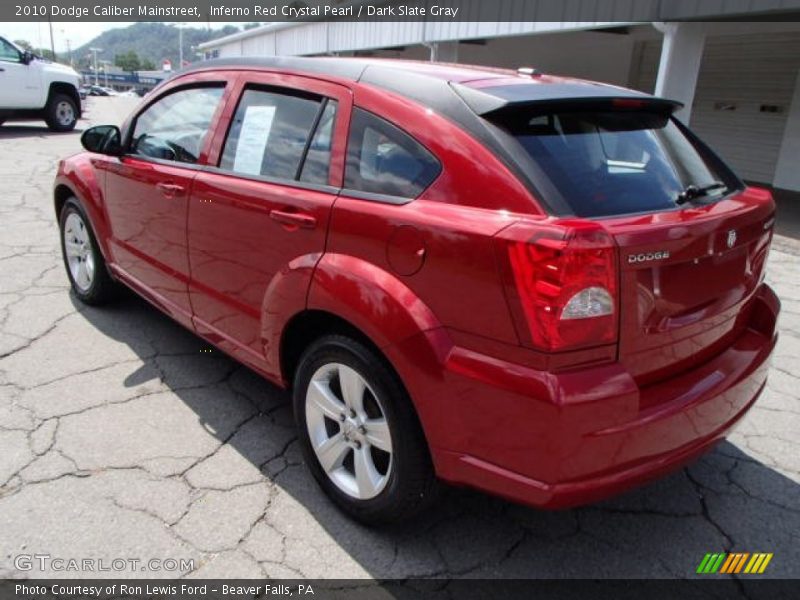 Inferno Red Crystal Pearl / Dark Slate Gray 2010 Dodge Caliber Mainstreet