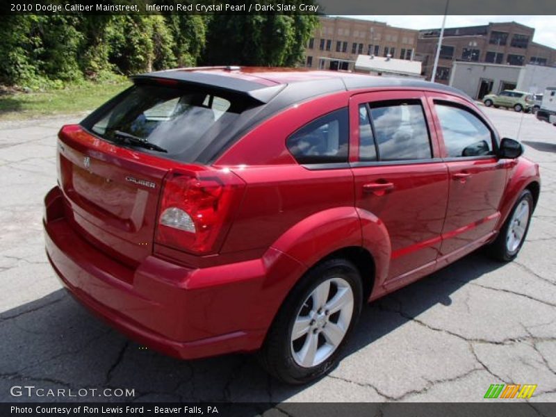 Inferno Red Crystal Pearl / Dark Slate Gray 2010 Dodge Caliber Mainstreet