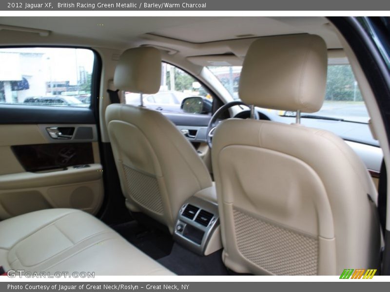British Racing Green Metallic / Barley/Warm Charcoal 2012 Jaguar XF