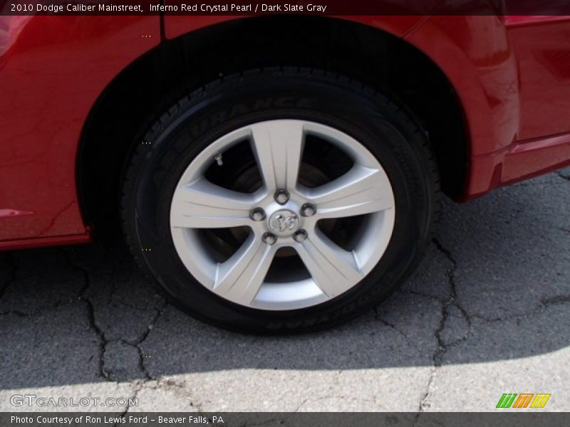 Inferno Red Crystal Pearl / Dark Slate Gray 2010 Dodge Caliber Mainstreet