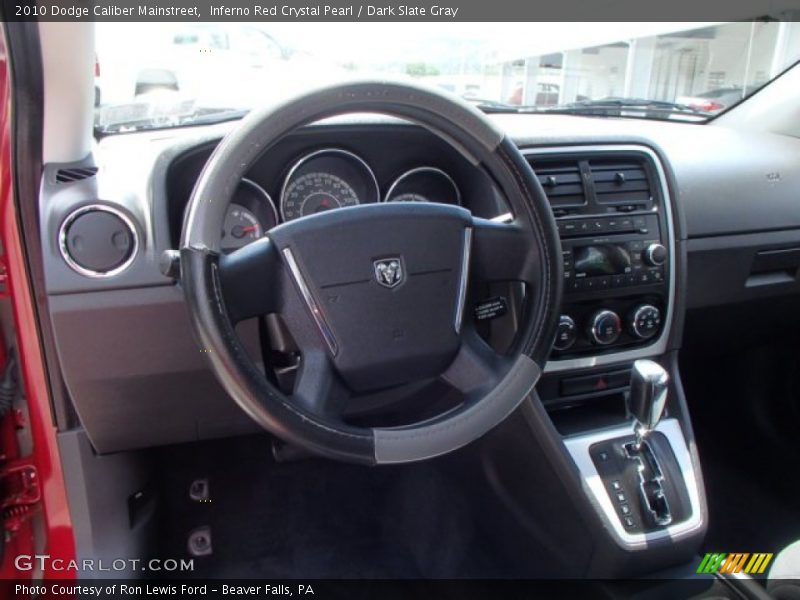 Inferno Red Crystal Pearl / Dark Slate Gray 2010 Dodge Caliber Mainstreet