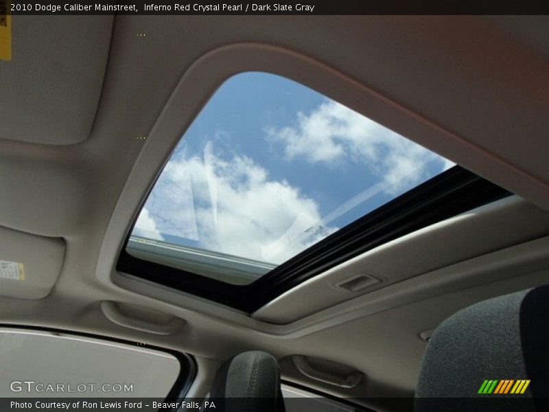 Inferno Red Crystal Pearl / Dark Slate Gray 2010 Dodge Caliber Mainstreet
