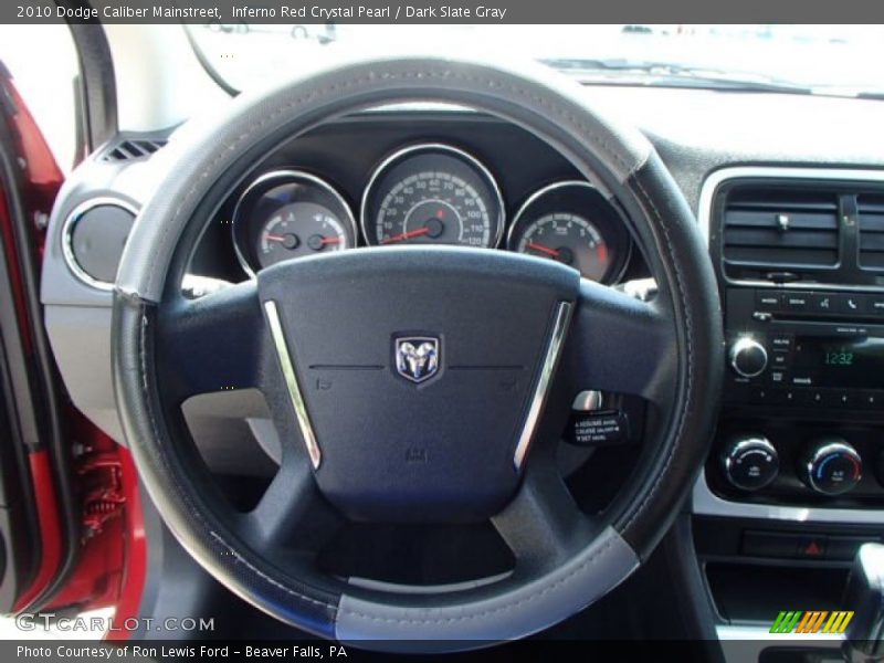 Inferno Red Crystal Pearl / Dark Slate Gray 2010 Dodge Caliber Mainstreet