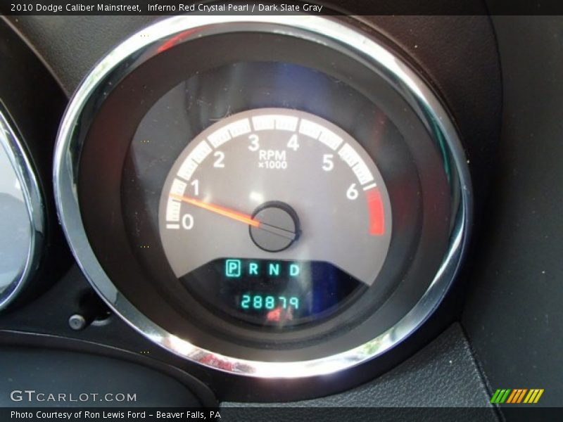 Inferno Red Crystal Pearl / Dark Slate Gray 2010 Dodge Caliber Mainstreet