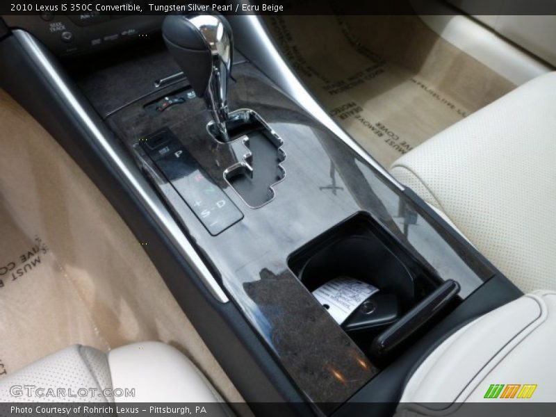 Tungsten Silver Pearl / Ecru Beige 2010 Lexus IS 350C Convertible