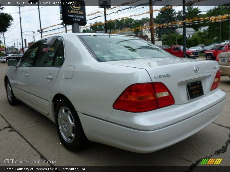 Crystal White / Ivory 2002 Lexus LS 430