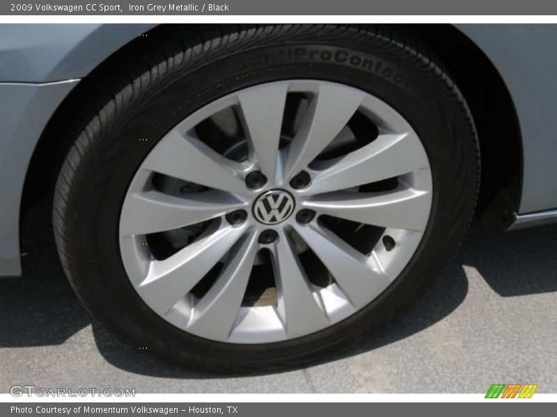 Iron Grey Metallic / Black 2009 Volkswagen CC Sport