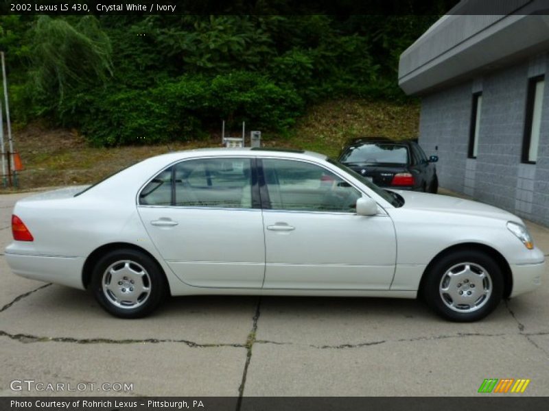 Crystal White / Ivory 2002 Lexus LS 430