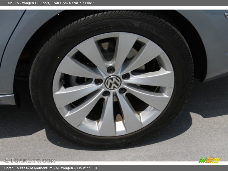 Iron Grey Metallic / Black 2009 Volkswagen CC Sport