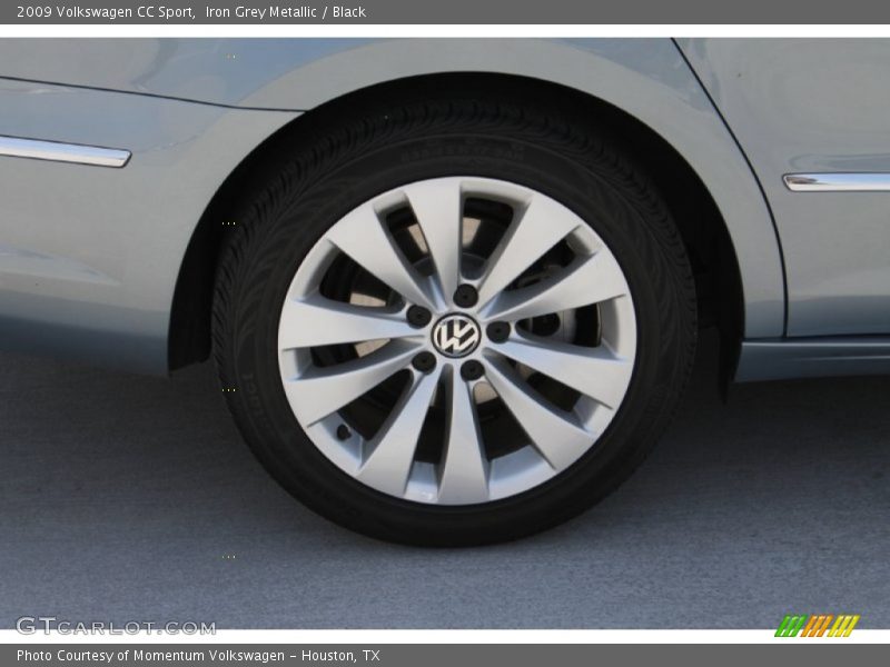 Iron Grey Metallic / Black 2009 Volkswagen CC Sport
