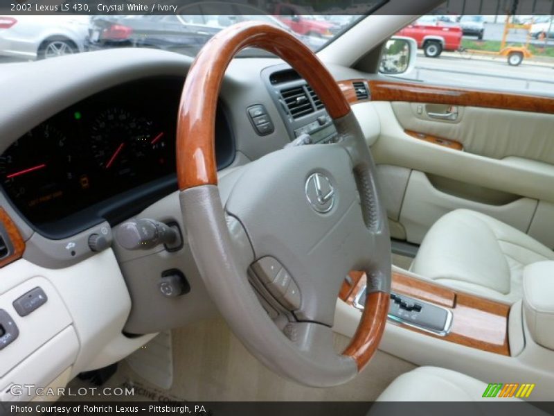 Crystal White / Ivory 2002 Lexus LS 430