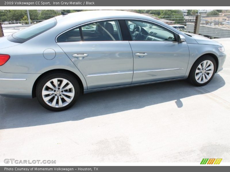 Iron Grey Metallic / Black 2009 Volkswagen CC Sport