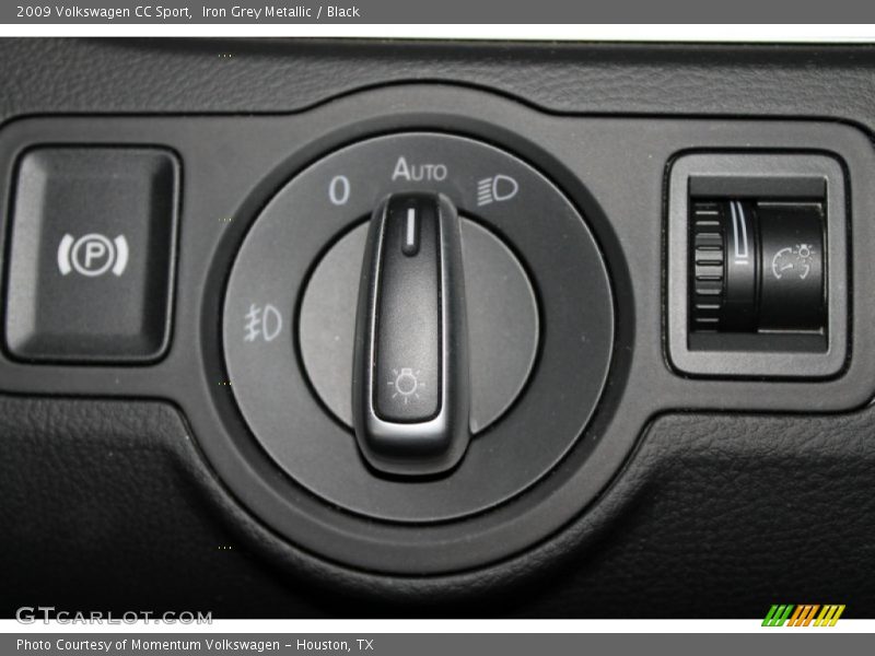 Iron Grey Metallic / Black 2009 Volkswagen CC Sport