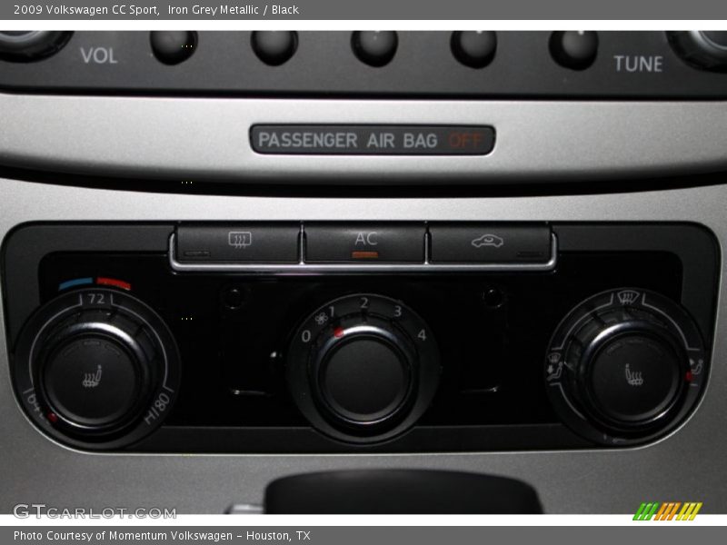 Iron Grey Metallic / Black 2009 Volkswagen CC Sport