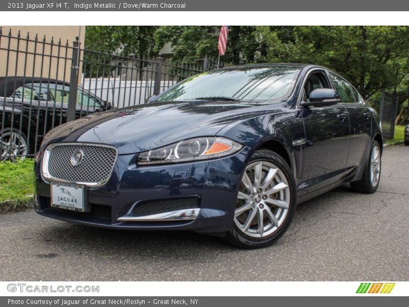 Indigo Metallic / Dove/Warm Charcoal 2013 Jaguar XF I4 T