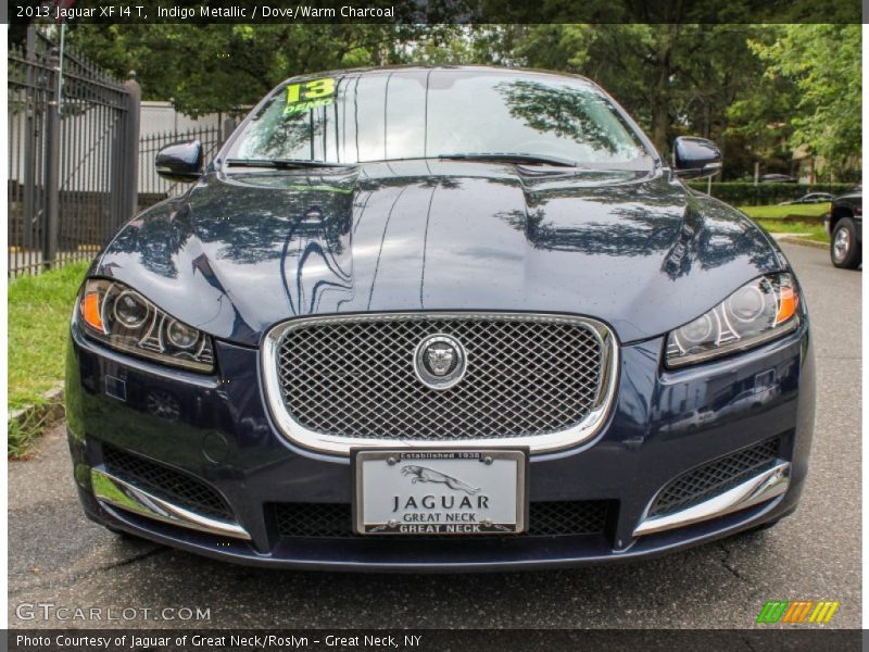 Indigo Metallic / Dove/Warm Charcoal 2013 Jaguar XF I4 T