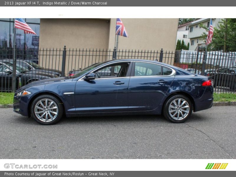 Indigo Metallic / Dove/Warm Charcoal 2013 Jaguar XF I4 T