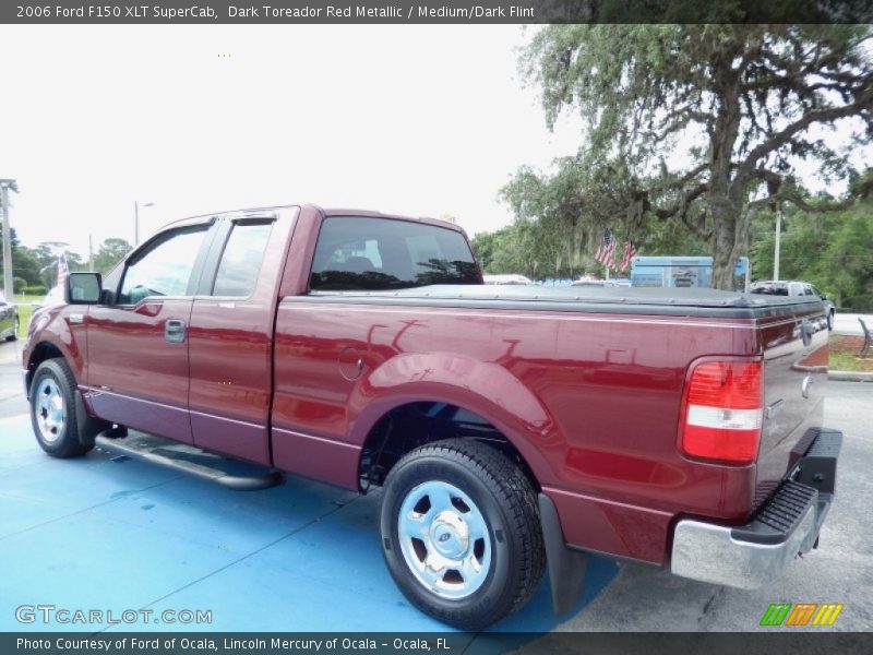 Dark Toreador Red Metallic / Medium/Dark Flint 2006 Ford F150 XLT SuperCab