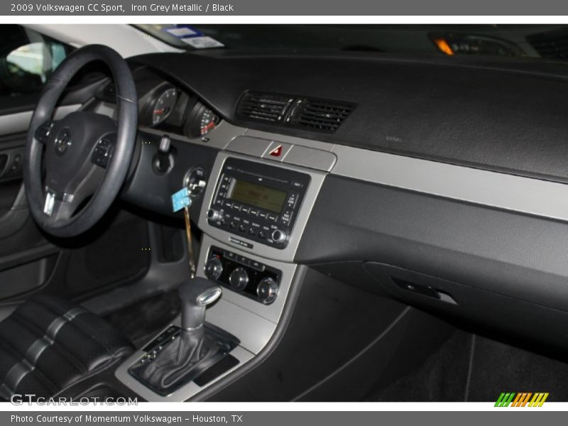 Iron Grey Metallic / Black 2009 Volkswagen CC Sport