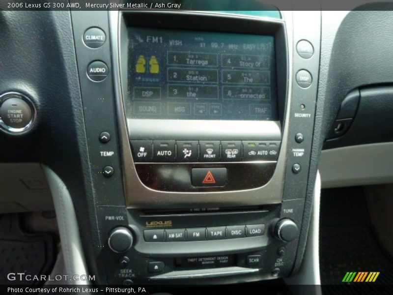 Mercury Silver Metallic / Ash Gray 2006 Lexus GS 300 AWD
