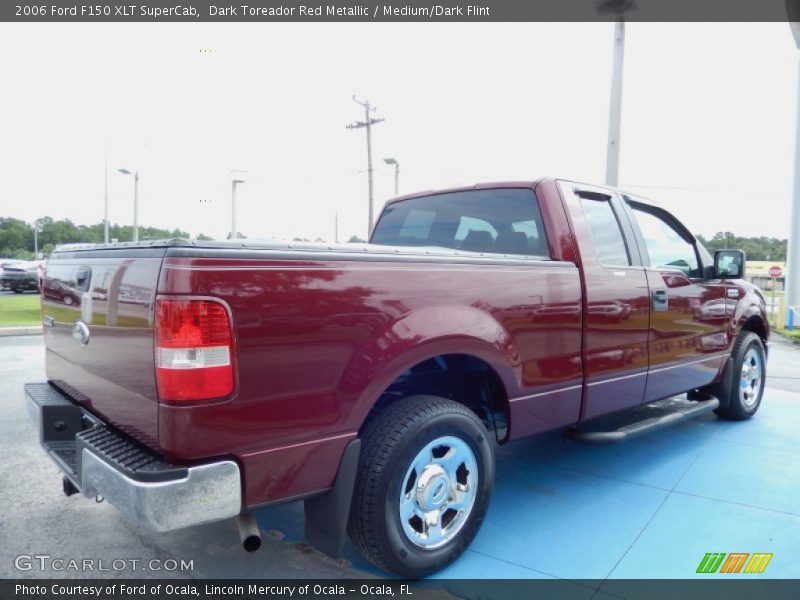 Dark Toreador Red Metallic / Medium/Dark Flint 2006 Ford F150 XLT SuperCab