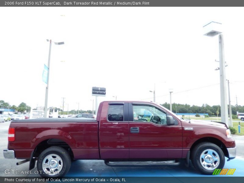Dark Toreador Red Metallic / Medium/Dark Flint 2006 Ford F150 XLT SuperCab