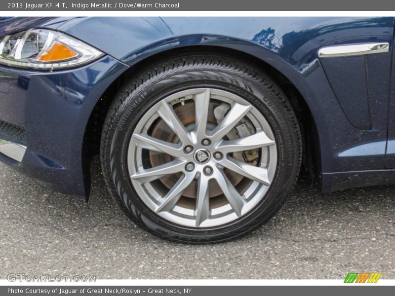Indigo Metallic / Dove/Warm Charcoal 2013 Jaguar XF I4 T
