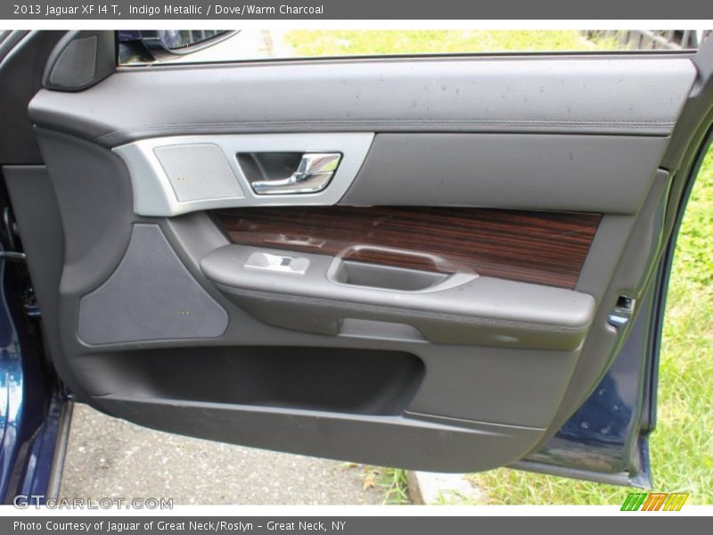 Indigo Metallic / Dove/Warm Charcoal 2013 Jaguar XF I4 T