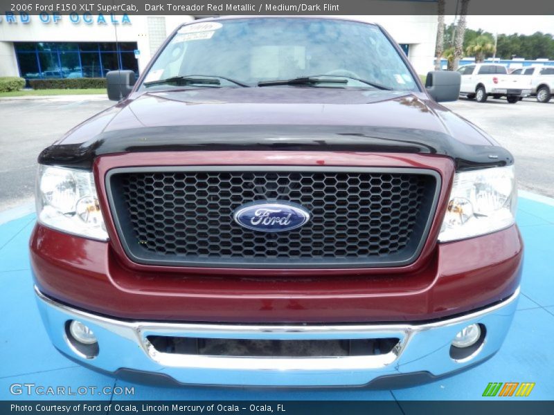 Dark Toreador Red Metallic / Medium/Dark Flint 2006 Ford F150 XLT SuperCab