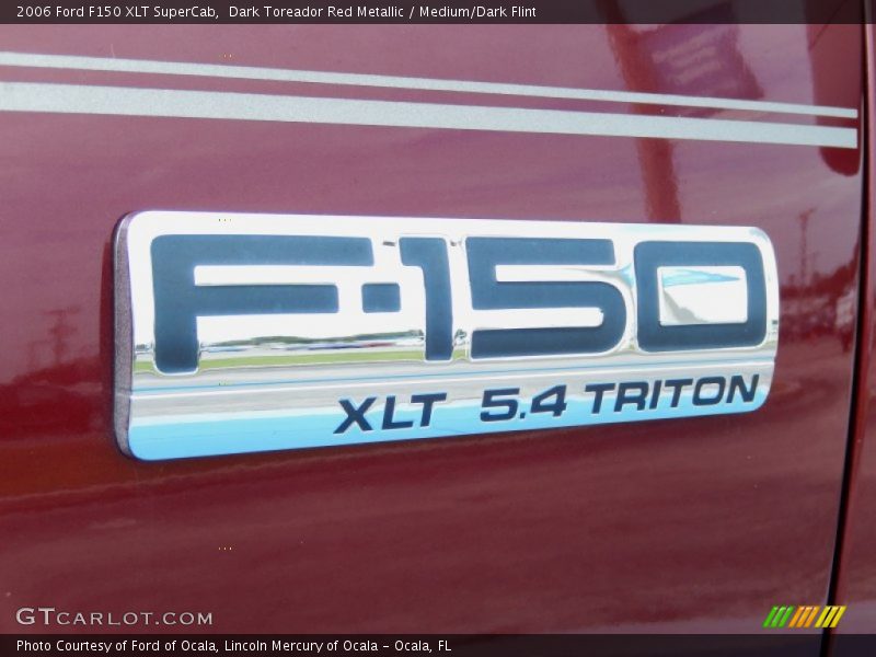 Dark Toreador Red Metallic / Medium/Dark Flint 2006 Ford F150 XLT SuperCab