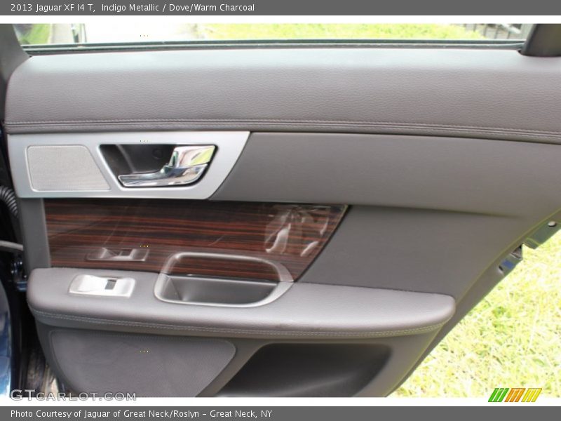Indigo Metallic / Dove/Warm Charcoal 2013 Jaguar XF I4 T