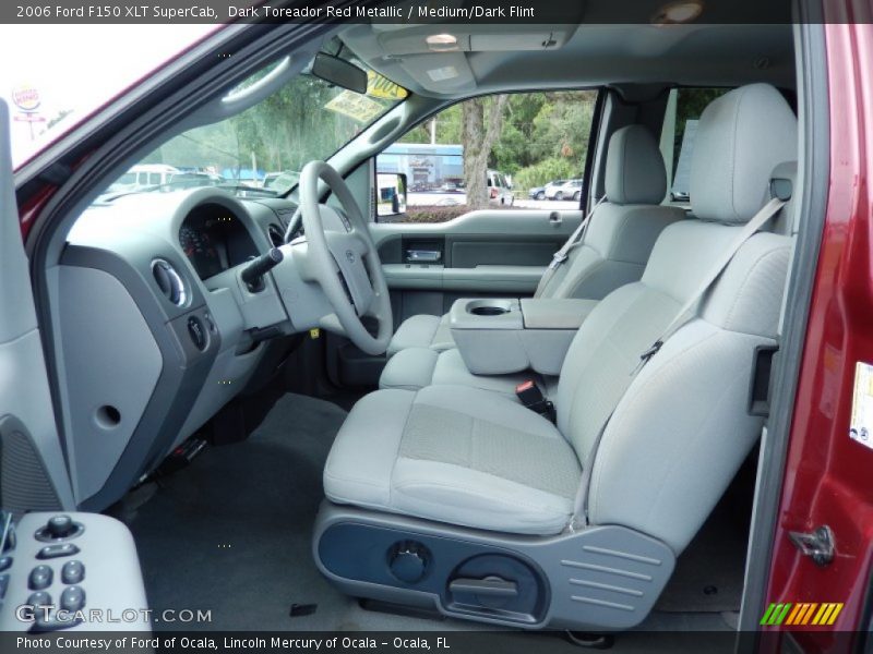 Dark Toreador Red Metallic / Medium/Dark Flint 2006 Ford F150 XLT SuperCab