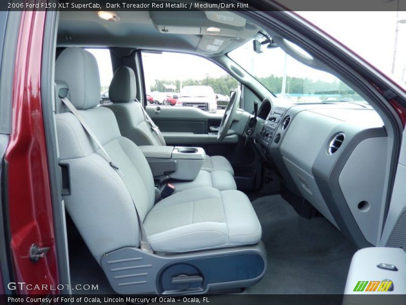 Dark Toreador Red Metallic / Medium/Dark Flint 2006 Ford F150 XLT SuperCab