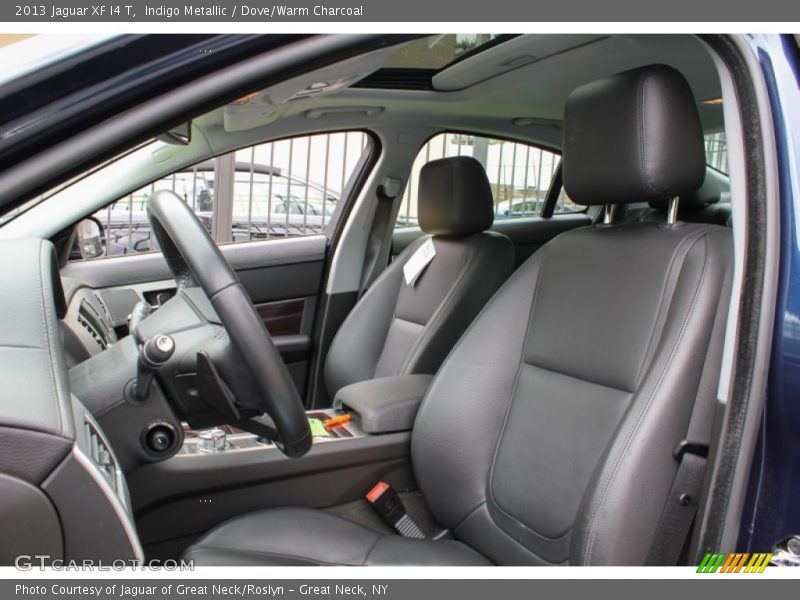 Indigo Metallic / Dove/Warm Charcoal 2013 Jaguar XF I4 T