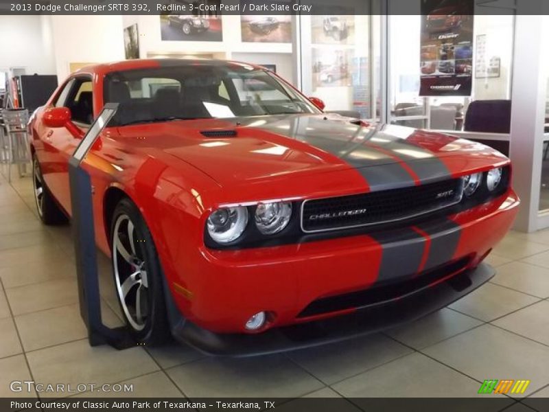 Redline 3-Coat Pearl / Dark Slate Gray 2013 Dodge Challenger SRT8 392