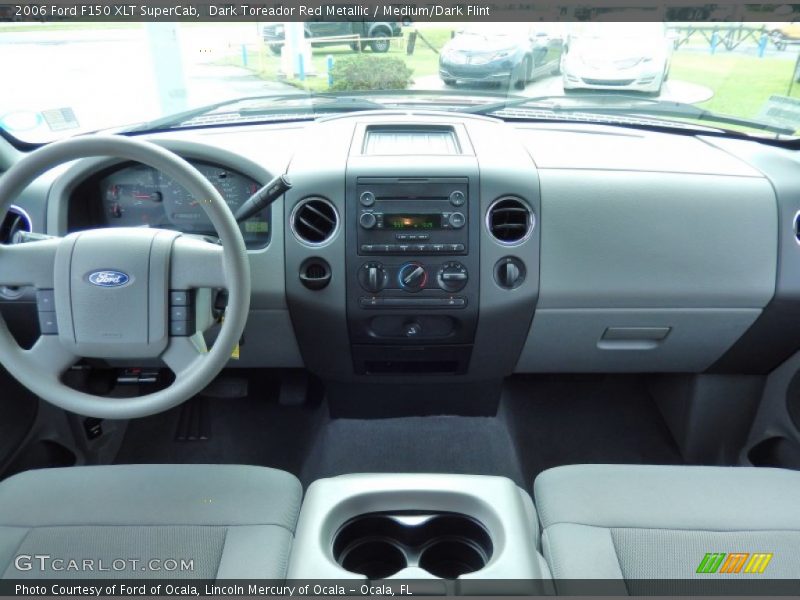 Dark Toreador Red Metallic / Medium/Dark Flint 2006 Ford F150 XLT SuperCab