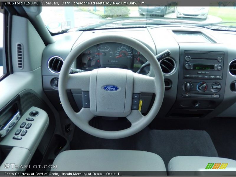 Dark Toreador Red Metallic / Medium/Dark Flint 2006 Ford F150 XLT SuperCab