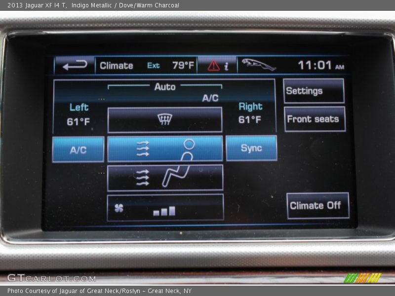 Indigo Metallic / Dove/Warm Charcoal 2013 Jaguar XF I4 T