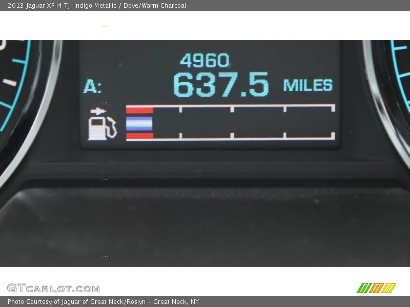 Indigo Metallic / Dove/Warm Charcoal 2013 Jaguar XF I4 T