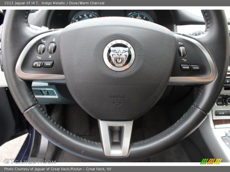 Indigo Metallic / Dove/Warm Charcoal 2013 Jaguar XF I4 T