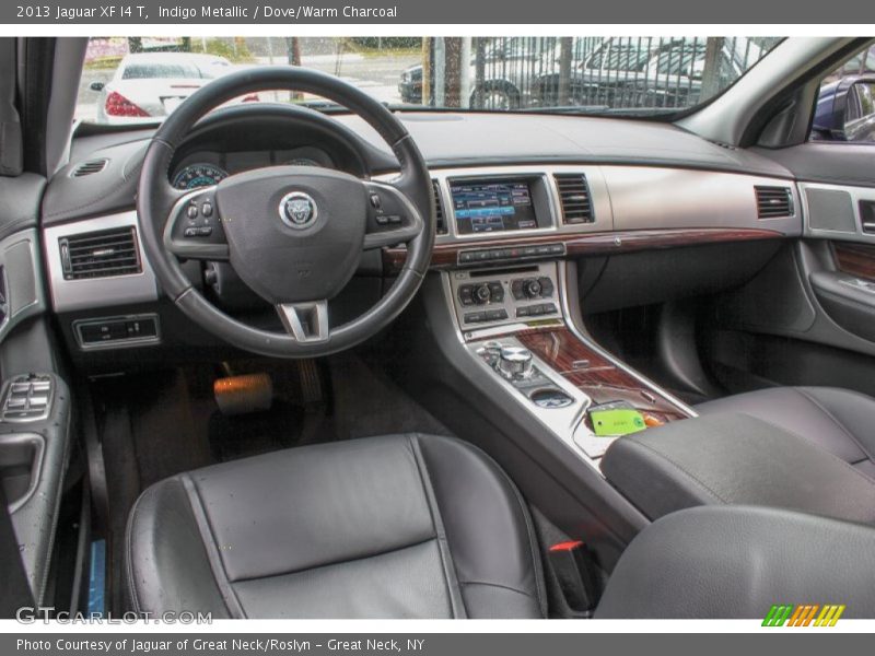Indigo Metallic / Dove/Warm Charcoal 2013 Jaguar XF I4 T