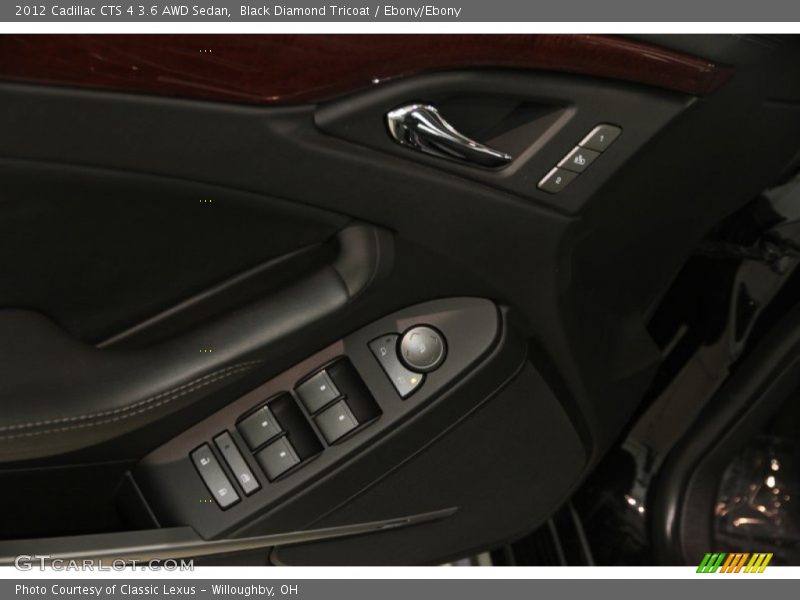 Black Diamond Tricoat / Ebony/Ebony 2012 Cadillac CTS 4 3.6 AWD Sedan