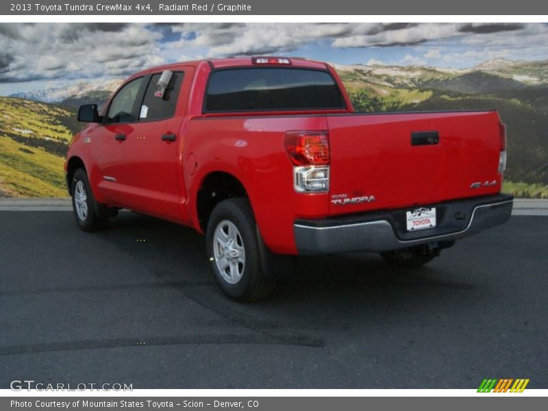 Radiant Red / Graphite 2013 Toyota Tundra CrewMax 4x4