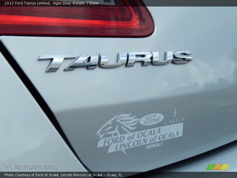 Ingot Silver Metallic / Dune 2013 Ford Taurus Limited