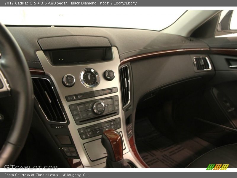 Black Diamond Tricoat / Ebony/Ebony 2012 Cadillac CTS 4 3.6 AWD Sedan