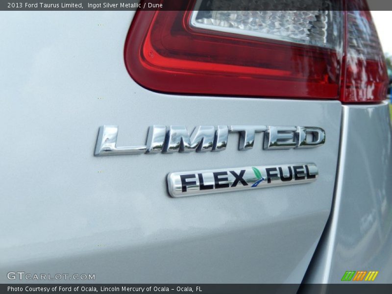 Ingot Silver Metallic / Dune 2013 Ford Taurus Limited