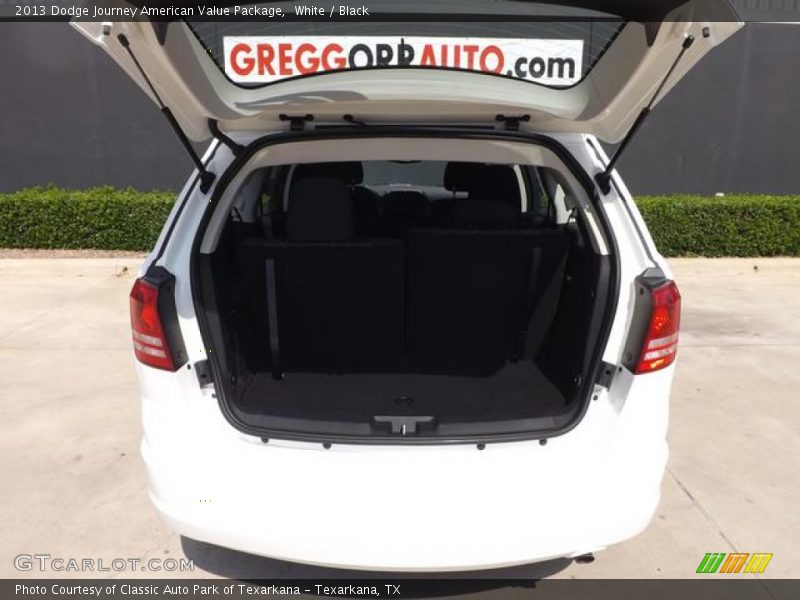 White / Black 2013 Dodge Journey American Value Package